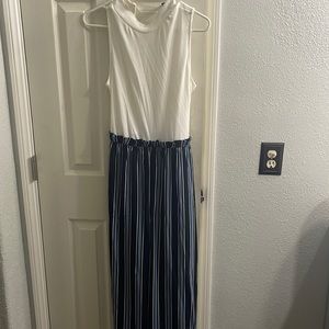 Pinstripe jumpsuit